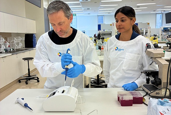 Image: The new rapid test diagnoses syphilis and other STIs in under an hour (Photo courtesy of Doherty Institute)