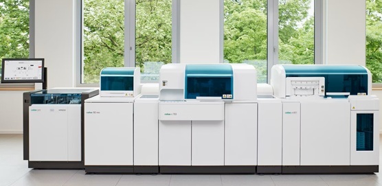 Image: The cobas c 703 and cobas ISE neo increase testing capacity and automation to enhance lab workflows and patient care (photo courtesy of Roche)