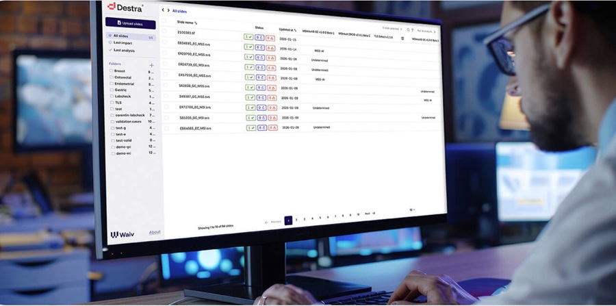 Image: Laboratories can access Waiv’s tests via the Destra platform or integrate them into existing workflows through compatible IMS and viewer systems (photo courtesy of Waiv)