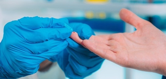 Image: The at-home approach combines a finger-prick capillary blood test, returned to a laboratory by mail, with online cognitive assessments completed from home (image credit: 123RF)