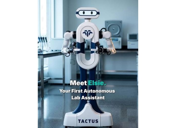 Image: Elsie by Tactus is designed to work alongside lab staff, operate existing instruments, follow validated SOPs, and go live only after the lab’s QA sign-off (Photo courtesy of Tactus AI)