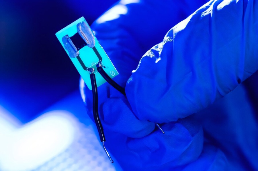Image: Nian Sun has spent years perfecting a device that he believes could change the way diseases are detected. (Photo courtesy of Alyssa Stone/Northeastern University)