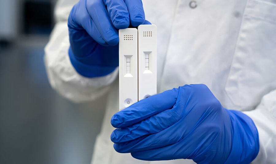 Image: Using a finger-prick blood sample, the new test can deliver accurate results at the point of care in 15 minutes. (Photo courtesy of Walter and Eliza Hall Institute of Medical Research)