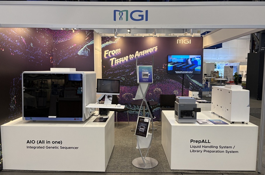 Image: Under the theme “From Tissue to Answer”, the launch of VisiOmics anchors a comprehensive pathology portfolio spanning tissue and molecular pathology (Photo courtesy of MGI Tech Co., Ltd.)