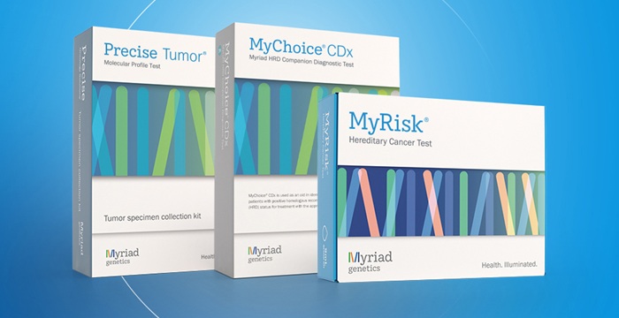 Image: The MyChoice CDx test, currently used as a companion diagnostic in ovarian cancer, will generate the PrGIS score and is being advanced for use in prostate cancer. (Photo courtesy of Myriad Genetics)