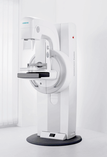 Image: Siemens launched the Mammomat Fusion new mammography system for screening and diagnostics at the annual conference of the Radiological Society of North America (Photo courtesy of RSNA).