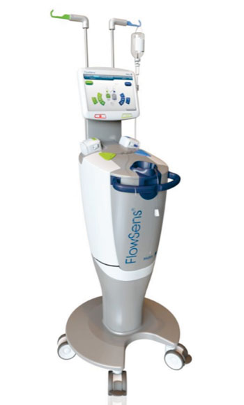 Image: The FlowSens Syringe-Free CT Contrast Injection System (Photo courtesy of Medex).