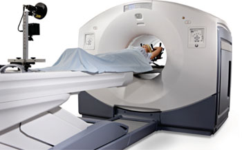 Image: The Discovery IQ PET-CT device (Photo courtesy of GE Healthcare).