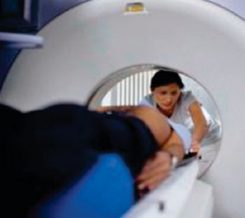 Image: Older CT imaging systems had a 160 kg table weight allowance, 50 kw power, and a 70-cm bore (Photo courtesy of Siemens Healthcare).