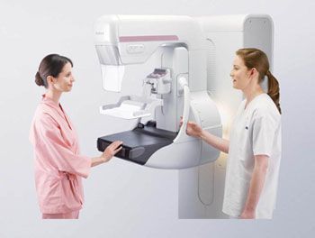 Image: The Aspire Cristalle digital mammography system (Photo courtesy of Fujifilm).