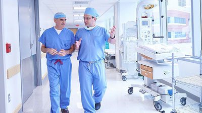 Image: Yoav Dori, MD, PhD and Maxim Itkin, MD developed new minimally invasive catheterization techniques and imaging tools for the treatment of pediatric plastic bronchitis (Photo courtesy of PRNewsire).