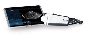 Image: The Uscan smart mobile-connected high-resolution bladder scanner is now cleared by the US FDA (Photo courtesy of Signostics).