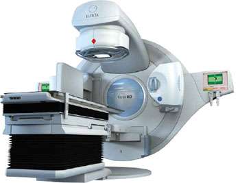 Image: The Versa HD radiotherapy system (Photo courtesy of Elekta).