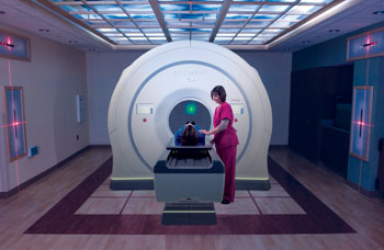 Image: The TomoTherapy radiation therapy system (Photo courtesy of Accuray).