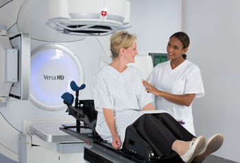 Image: The Versa HD advanced radiotherapy system used for cancer treatment (Photo courtesy of Elekta).