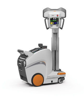 Image: The DRX-Revolution mobile digital x-ray system is designed to help hospitals image seriously ill and ER patients (Photo courtesy of Carestream Health).