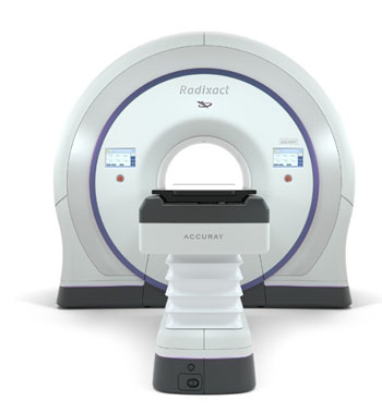 Image: The new Radixact system next-generation image-guided radiation therapy platform (Photo courtesy of Accuray).