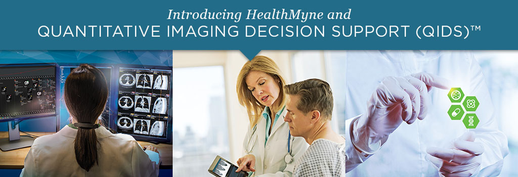 Image: The Quantitative Imaging Decision Support (QIDS) software platform (Photo courtesy of Healthmyne).