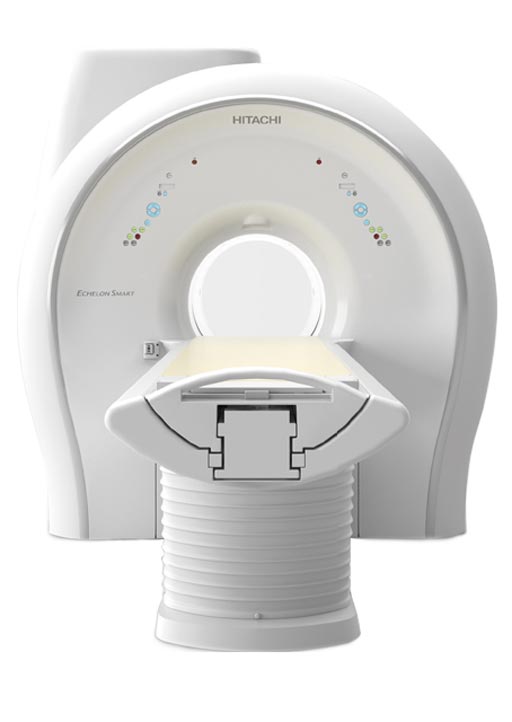 Image: The ECHELON Smart MRI with silent scanning technology (Photo courtesy of Hitachi).
