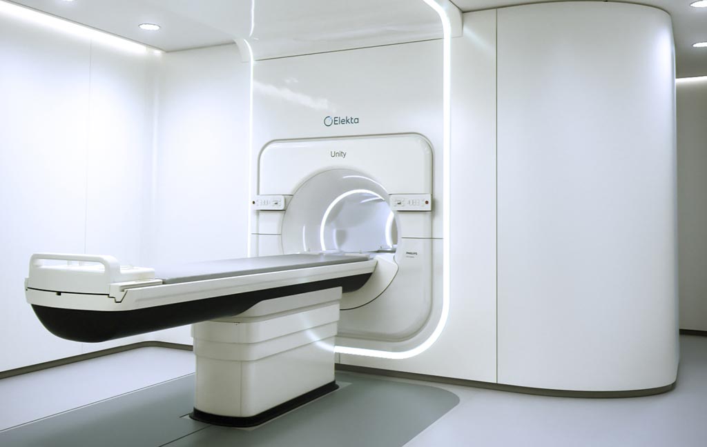 Image: The Unity MR-linac system was unveiled at the ESTRO 36 meeting in Vienna, Austria (Photo courtesy of Elekta).