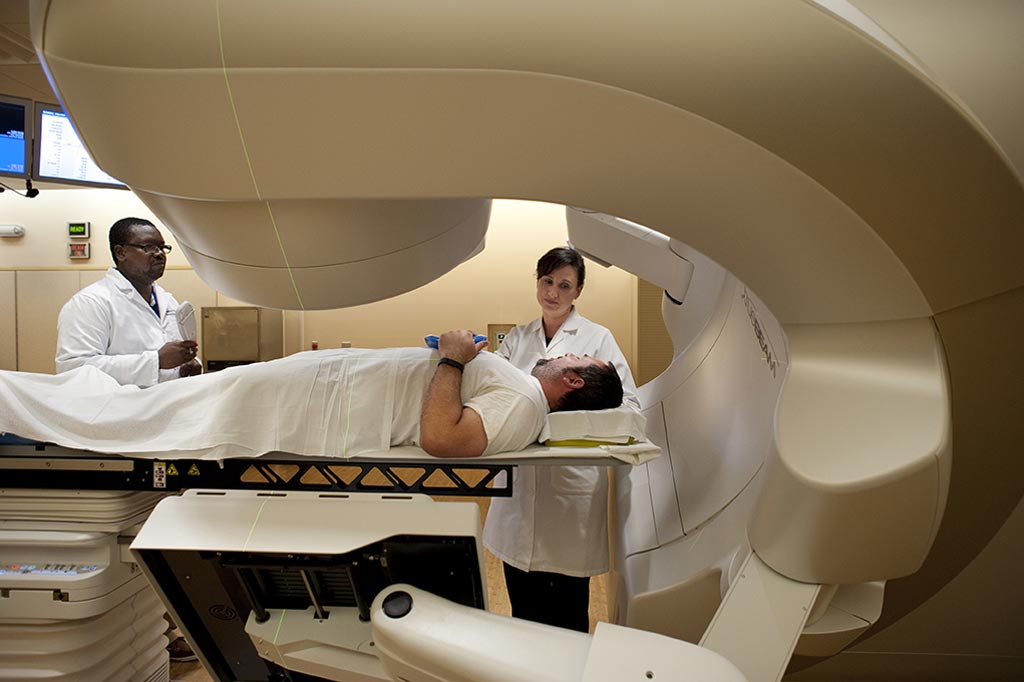 Image: A new study shows a single dose of radiation therapy can treat metastatic spinal cord compression (Photo courtesy of NCI).