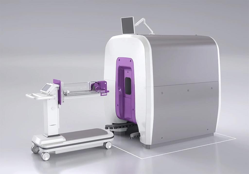 Image: The Embrace neonatal MRI system (Photo courtesy of Aspect Imaging).