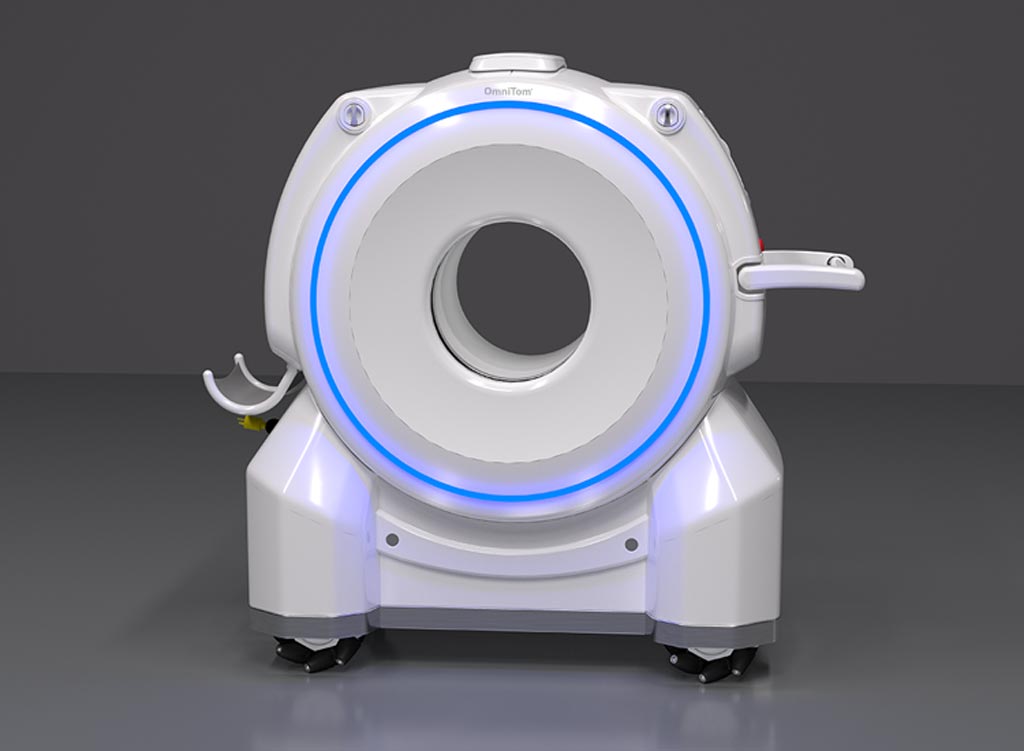 Image: The OmniTom mobile CT (Photo courtesy of Samsung NeuroLogica).