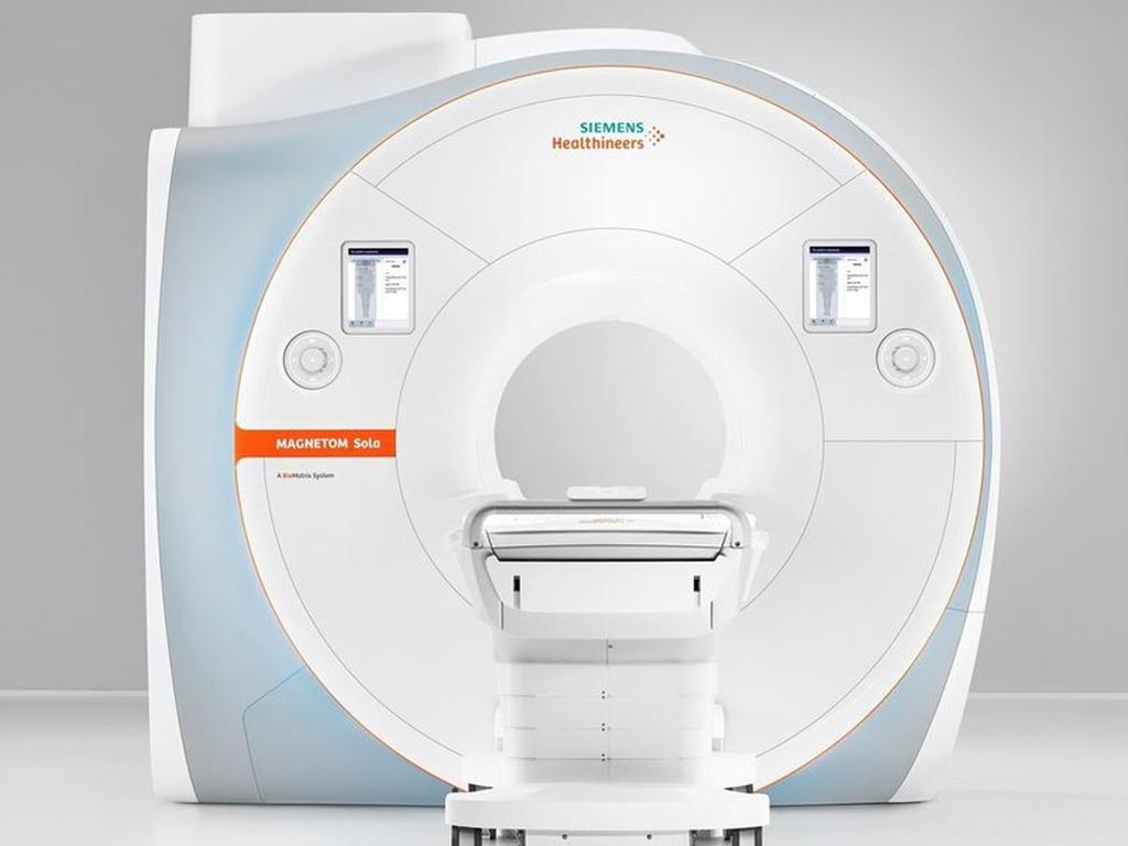 Image: The Magnetom Sola 1.5 Tesla MRI scanner (Photo courtesy of Siemens Healthineers).