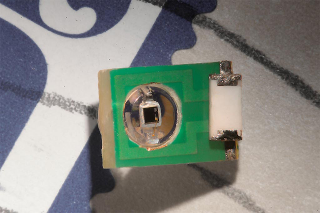 Image: A miniature sensor can measure optical and electrical signals in the brain using MRI (Photo courtesy of Felice Frankel/ MIT).