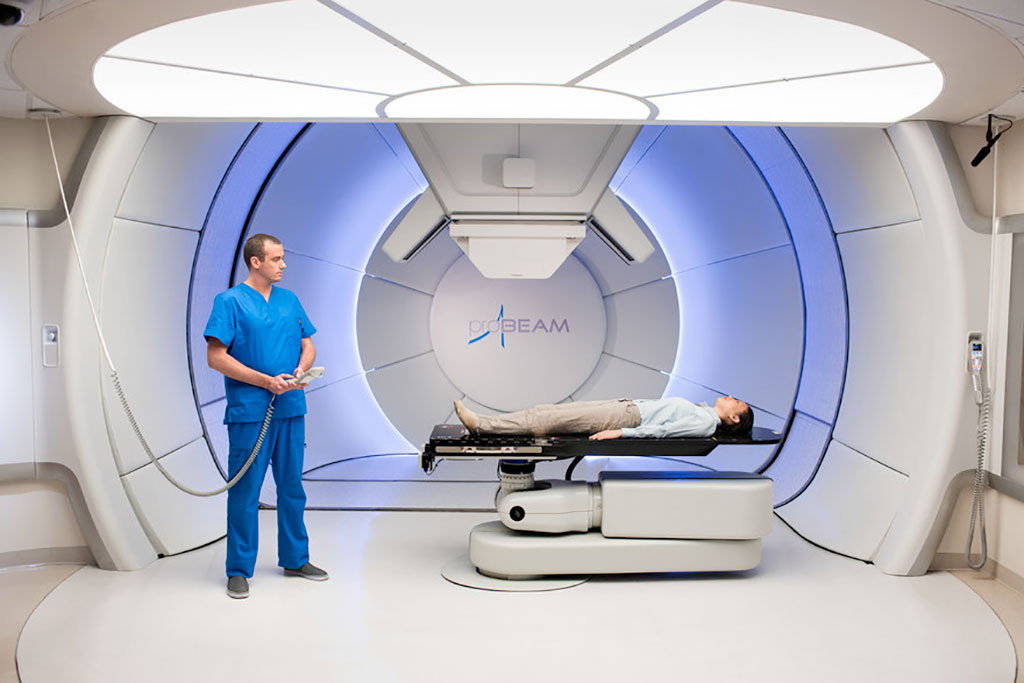 Image: The Varian Probeam proton therapy System (Photo courtesy of Varian)