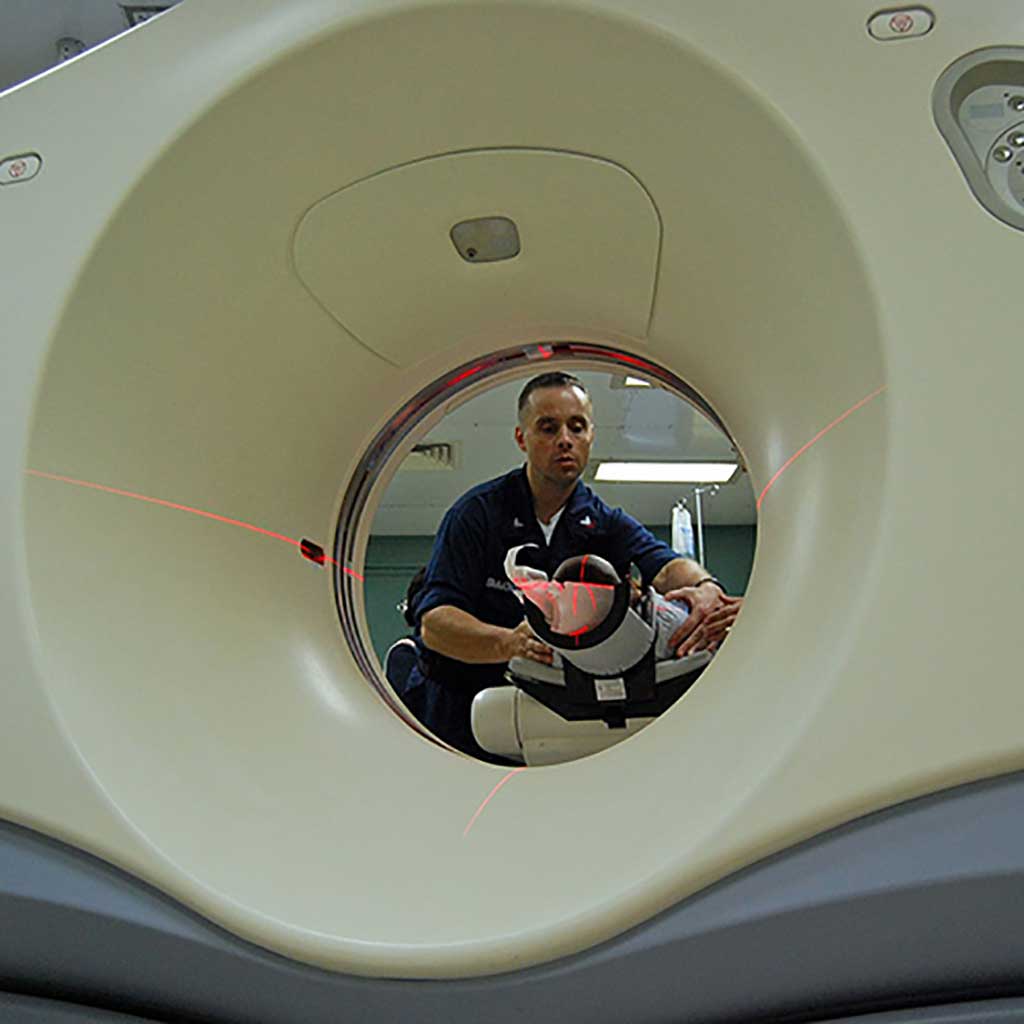 Whole body CT is recommended in severe trauma (Photo courtesy of UNISA)