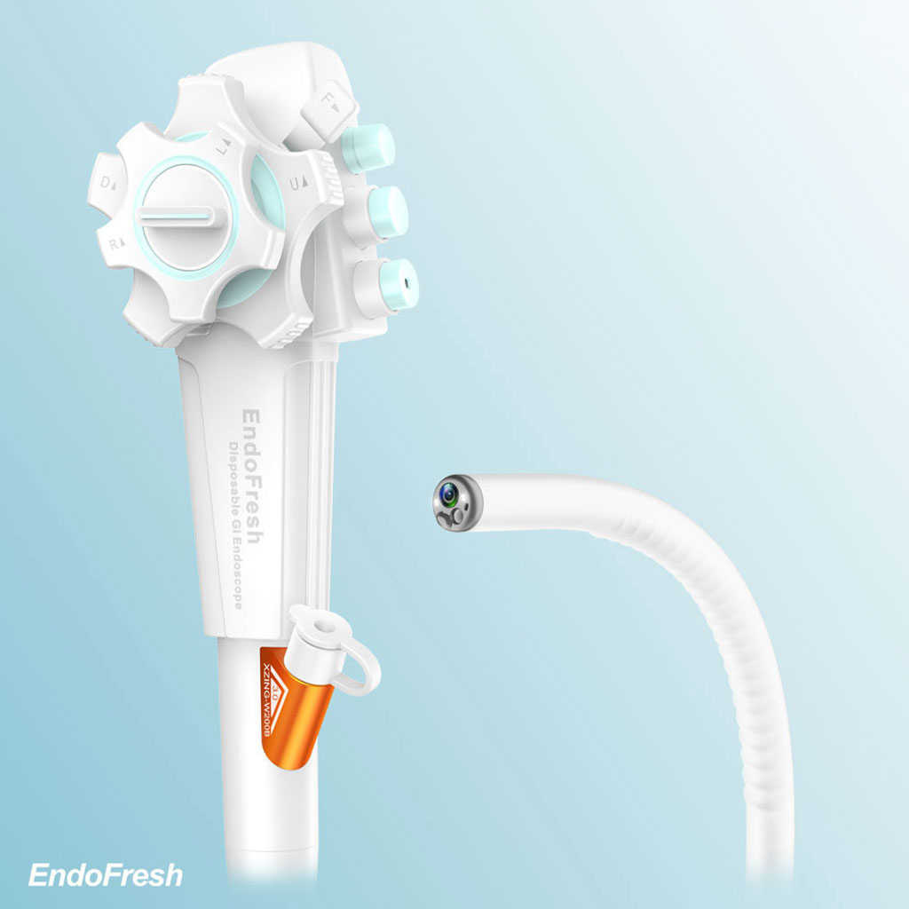 Image: The EndoFresh Disposable Digestive Endoscopy System (Photo courtesy of EndoFresh)