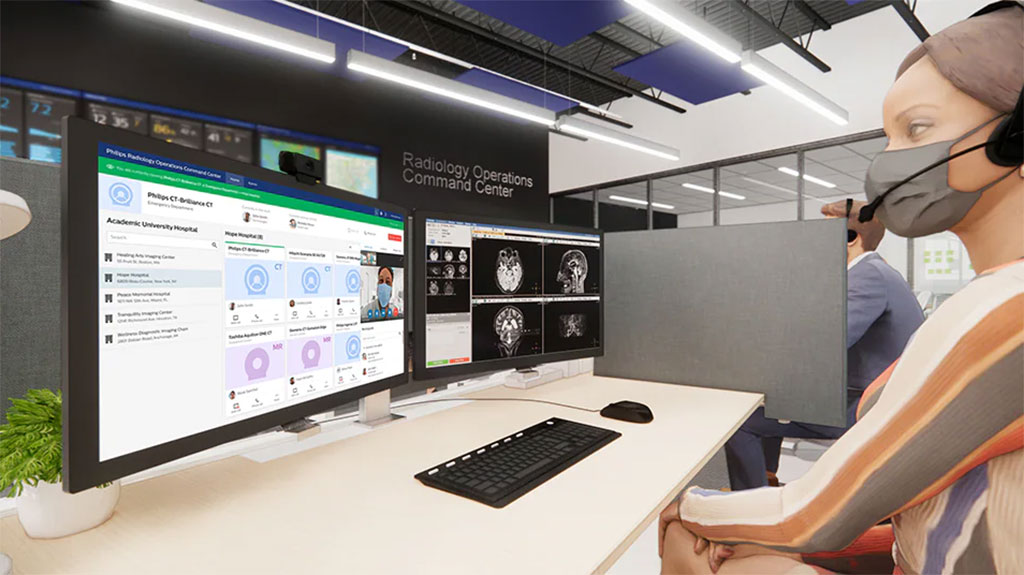 Image: The Philips radiology operations command center (ROCC) (Photo courtesy of Philips)