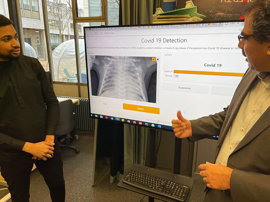 Image: Groundbreaking AI Technology Accurately Diagnoses COVID-19 Using Chest X-Rays in Minutes (Photo courtesy of University of the West of Scotland)