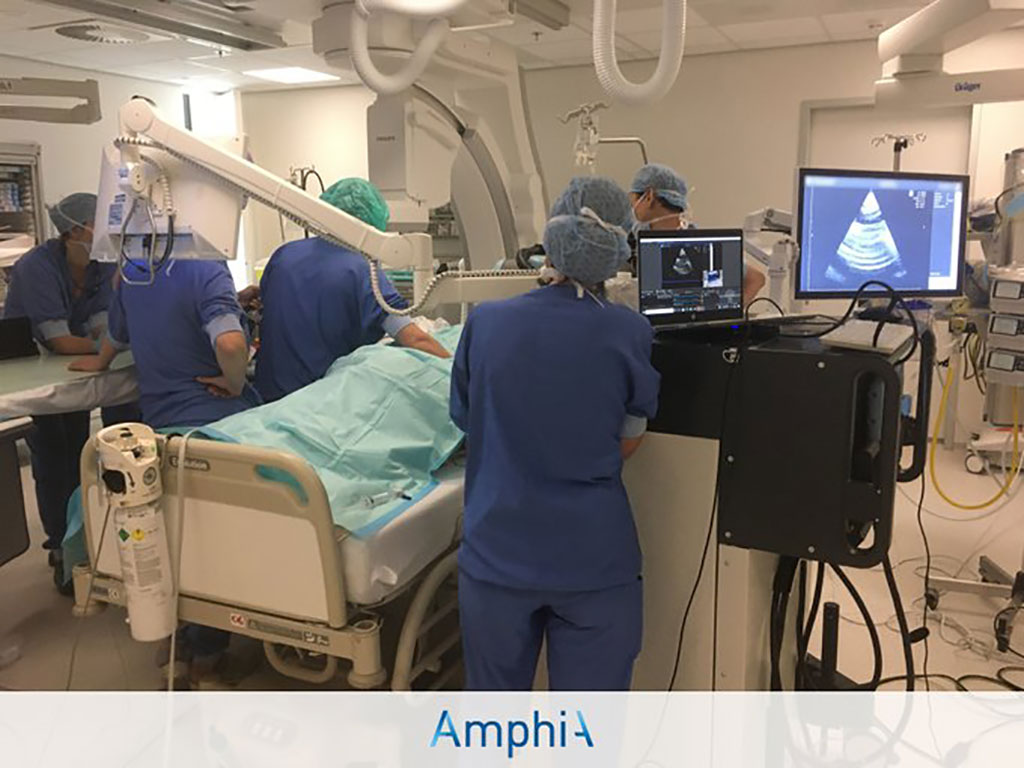 Image: Patient affected by severe symptomatic aortic stenosis treated with Valvosoft (Photo courtesy of Amphia Ziekenhuis)