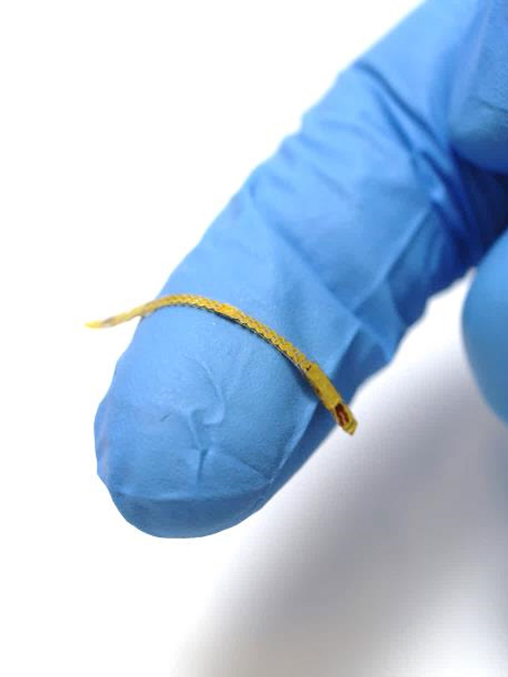 Image: Smart stent can continuously monitor arterial pressure, pulse, and flow (Photo courtesy of Georgia Institute of Technology)