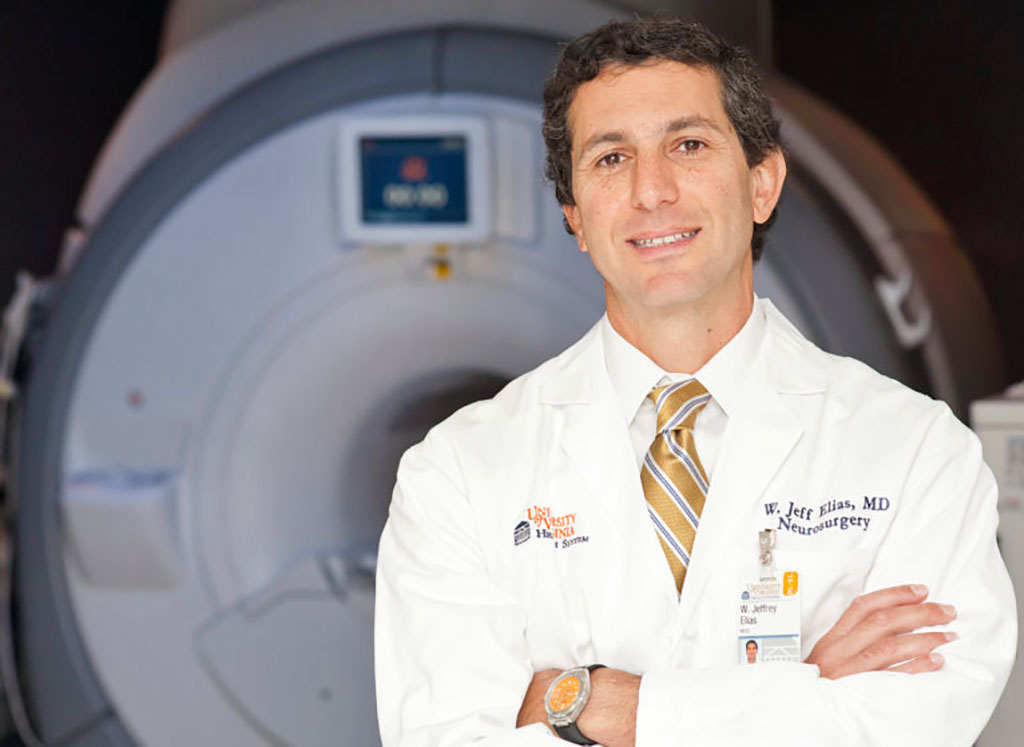 Image: Jeff Elias, MD, has pioneered the use of focused ultrasound for essential tremor (Photo courtesy of UVA Health)