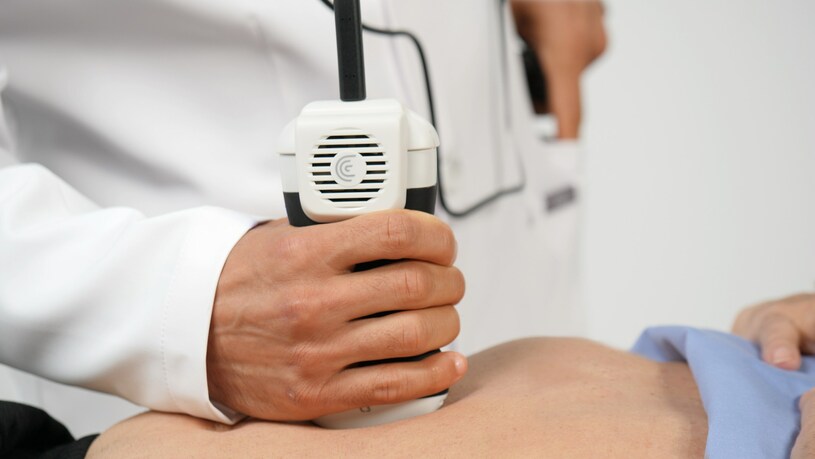 The Clarius HD3 is the only handheld ultrasound system that enables 24/7 ultrasound scanning (Photo courtesy of Clarius)