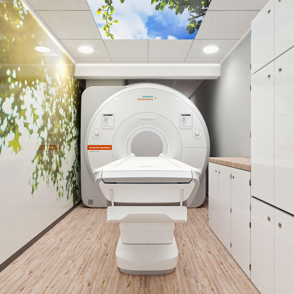 Image: The MAGNETOM Viato.Mobile magnetic resonance scanner has received FDA clearance (Photo courtesy of Siemens Healthineers)