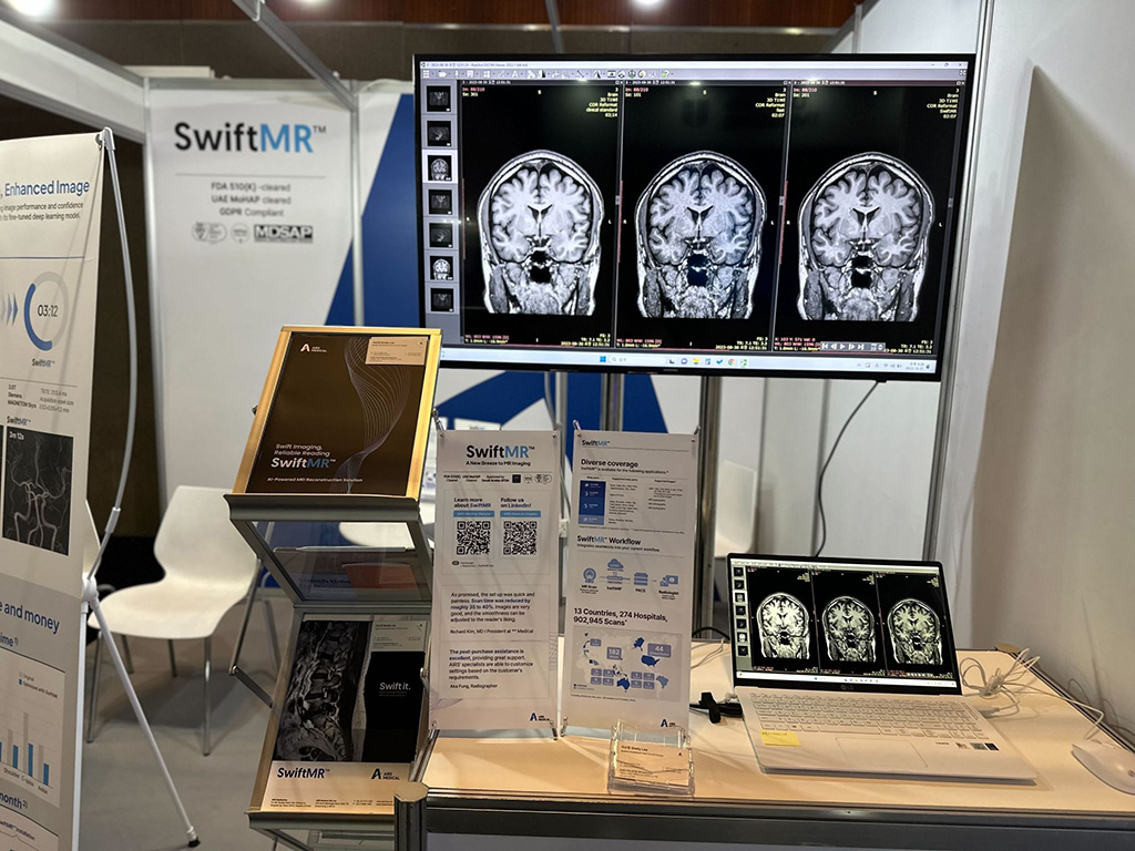 Image: AIRS is presenting the SwiftMR AI-powered MRI enhancement solution at RSNA 2023 (Photo courtesy of AIRS)