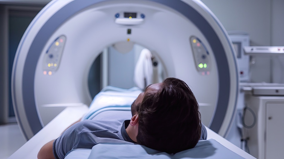 Image: MRI examinations require patients to repeatedly perform breath holds to avoid respiratory artifacts (Photo courtesy of 123RF)