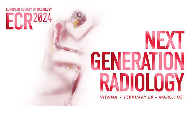 Image: The poster for ECR 2024 has been designed with the future of radiology in mind (Photo courtesy of ESR)