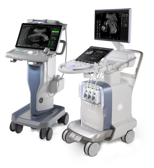 Image: ScanNav Assist powers GE Healthcare’s SonoLyst software integrated into the Voluson SWIFT and Voluson Expert 22 ultrasound machines (Photo courtesy of Intelligent Ultrasound Group)
