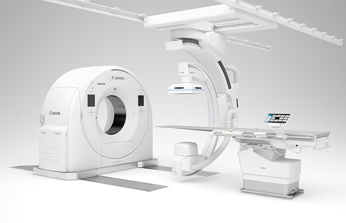 Image: The Angio-CT solution integrates the latest advances in interventional imaging (Photo courtesy of Canon Medical)