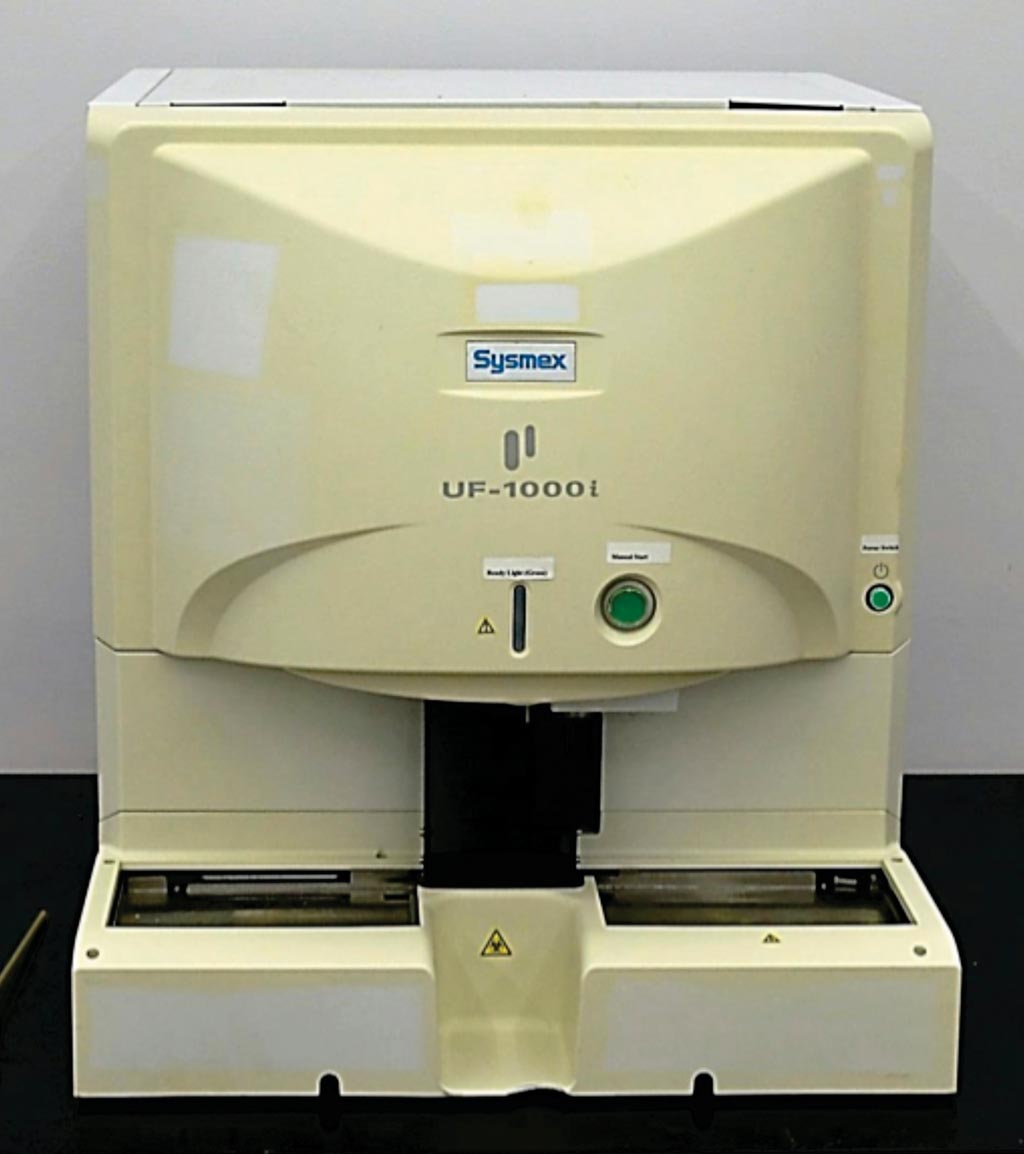 图片:UF-1000i自动尿颗粒分析仪(照片由Sysmex提供)。 图片:UF-1000i自动尿颗粒分析仪(照片由Sysmex提供)。