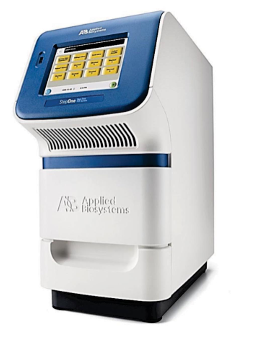 应用生物系统公司的Step One实时PCR(图片蒙赛默飞世尔科技公司惠赐)。 应用生物系统公司的Step One实时PCR(图片蒙赛默飞世尔科技公司惠赐)。