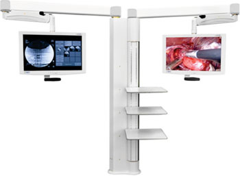 Imagen: El sistema NuBoom S (Fotografía cortesía de CompView Medical).