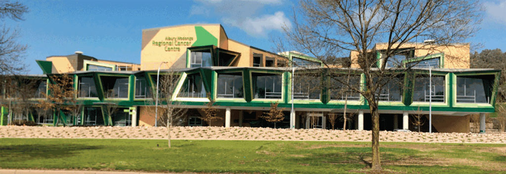 Imagen: El nuevo Centro Regional del Cáncer Albury Wodonga (Fotografía cortesía del Gobierno de Victoria).