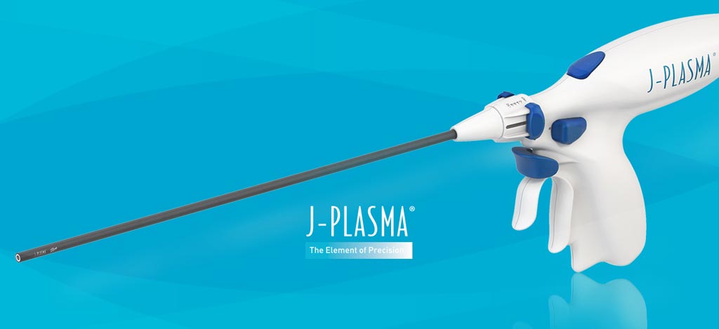 Imagen: El generador de J-Plasma y la pieza de mano (Fotografía cortesía de Bovie Medical).