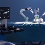 Imagen: Un robot quirúrgico de cuatro muñecas imita la mano humana (Fotografía cortesía de CMR Surgical).